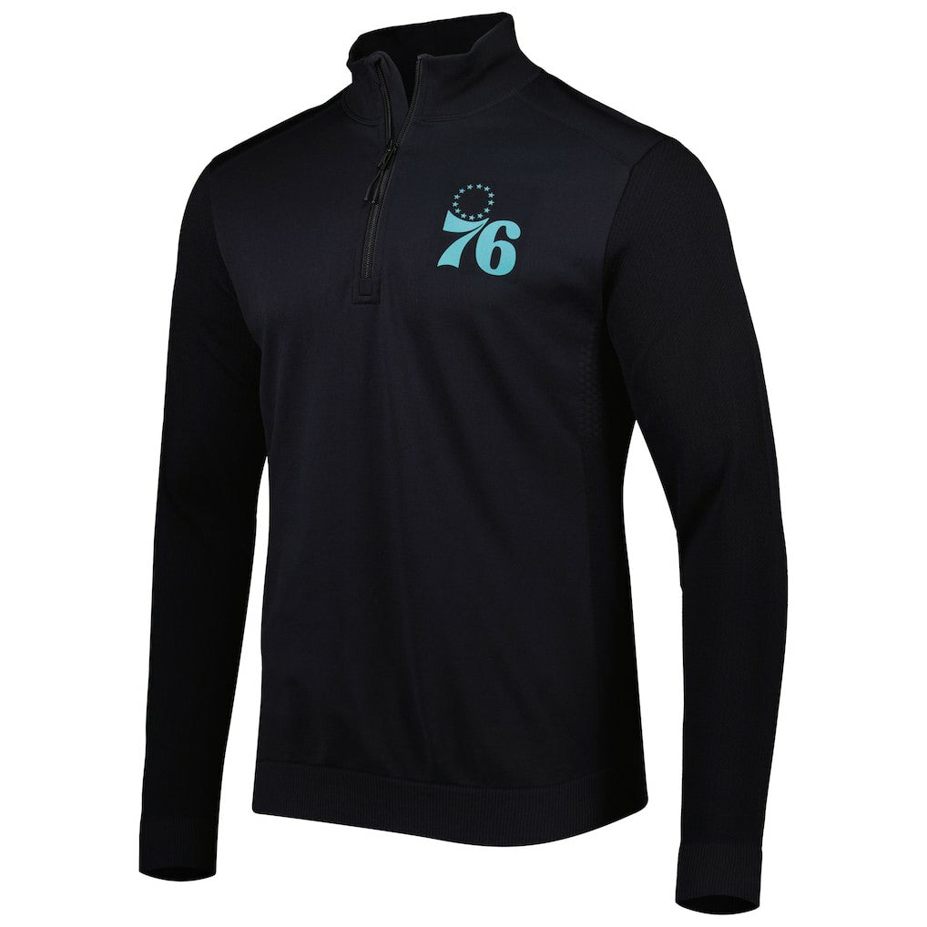 Philadelphia 76ers Levelwear Nano Engineered Knit Fabric Quarter-Zip Jacket Online