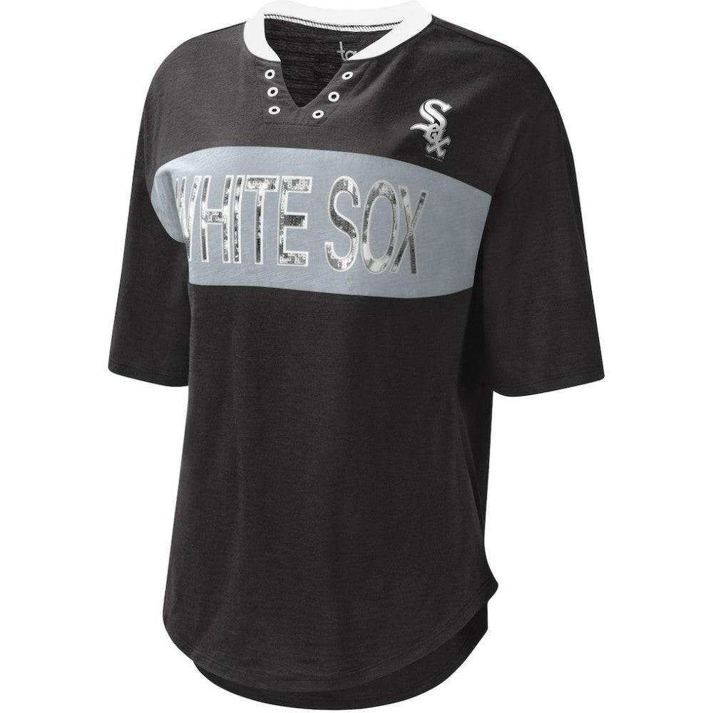 Chicago White Sox Touch Women's Lead Off Notch Neck T-Shirt | MLB On Sale