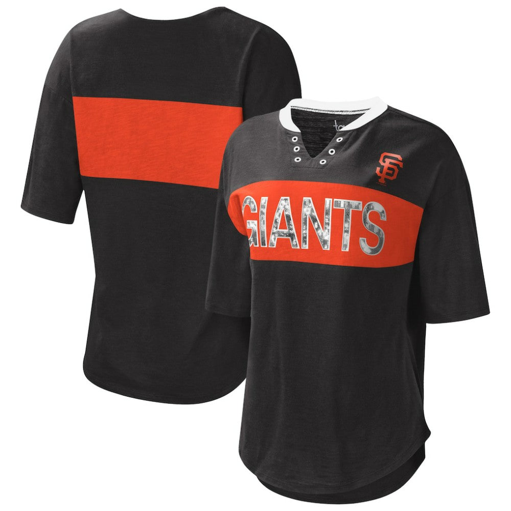 San Francisco Giants Touch Women's Lead Off Notch Neck T-Shirt | MLB Shop