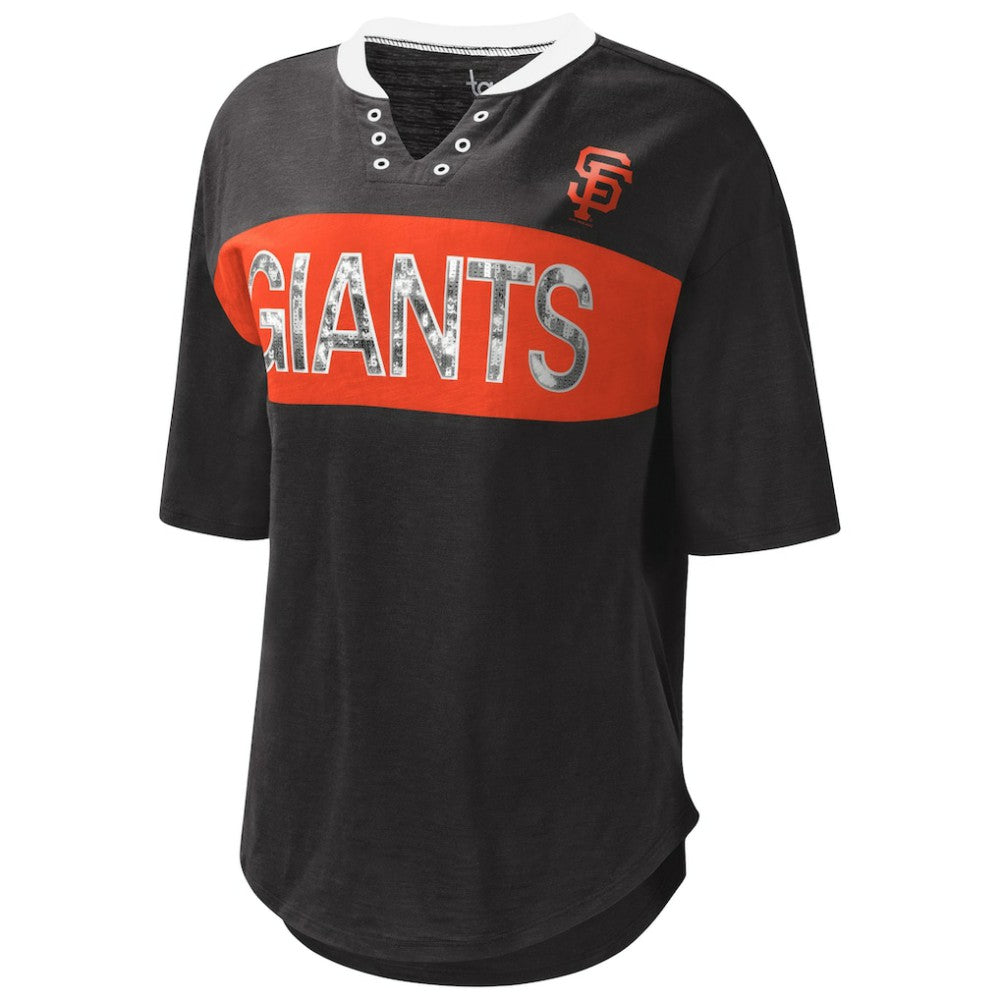 San Francisco Giants Touch Women's Lead Off Notch Neck T-Shirt | MLB Shop