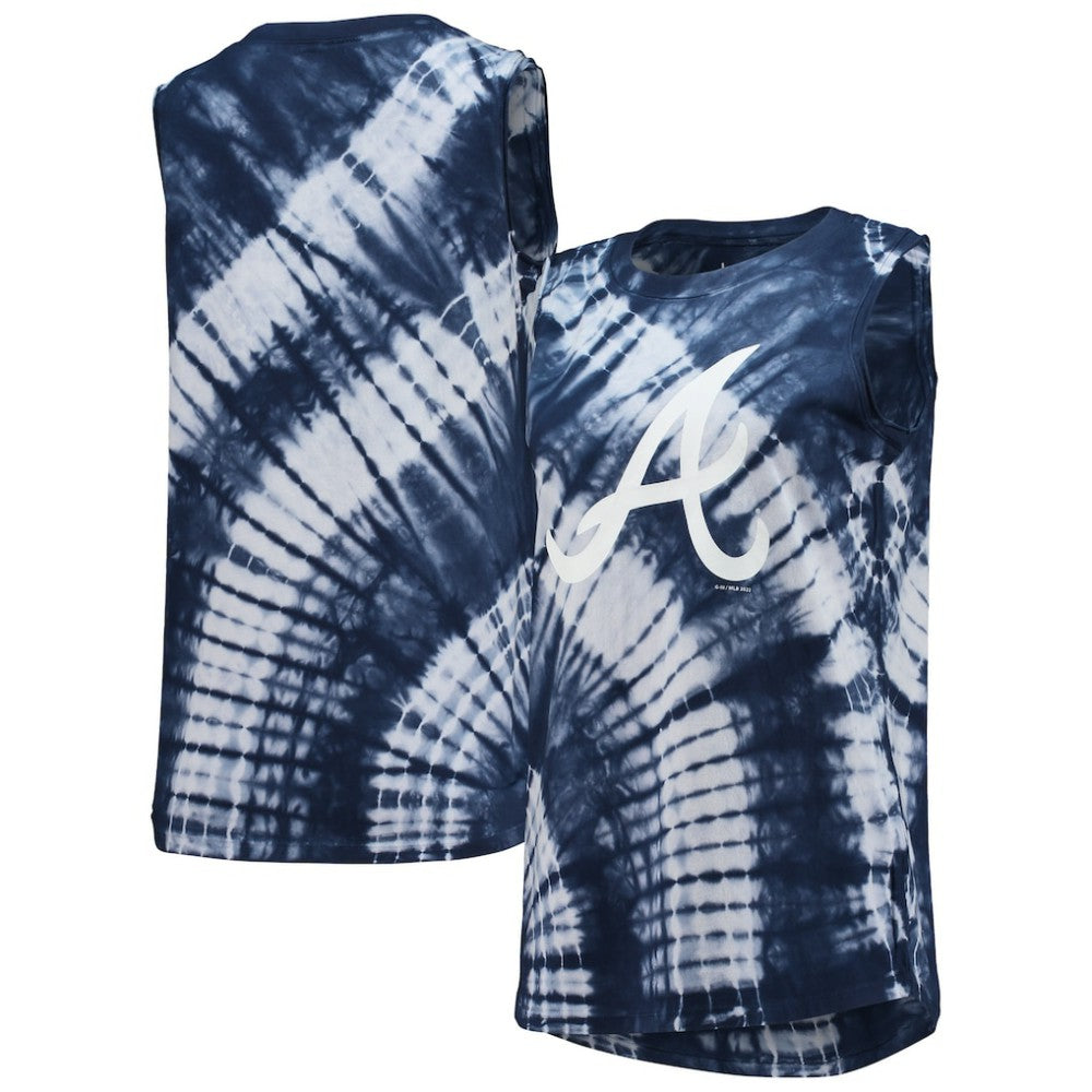 Atlanta Braves Touch Women's Money Ball Tie-Dye Tank Top | MLB Outlet