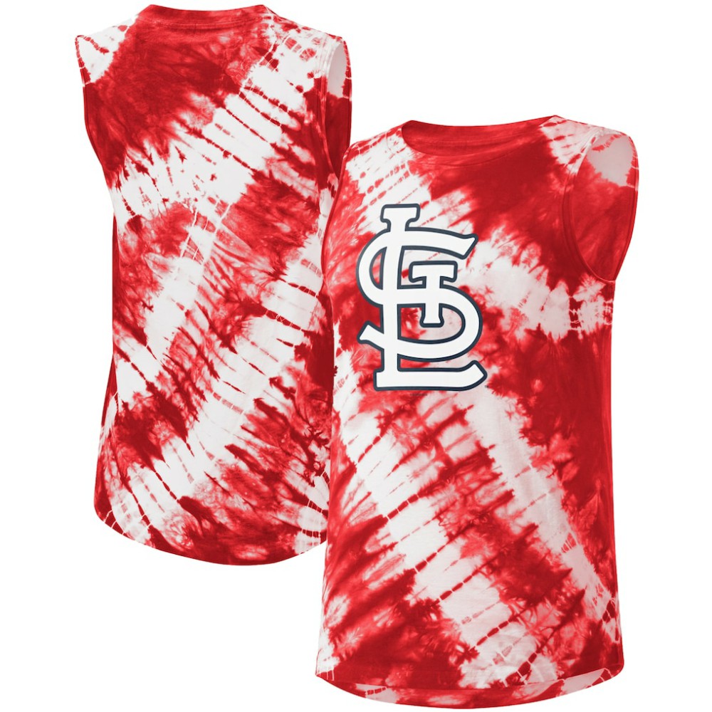 St. Louis Cardinals Touch Women's Money Ball Tie-Dye Tank Top | MLB Outlet