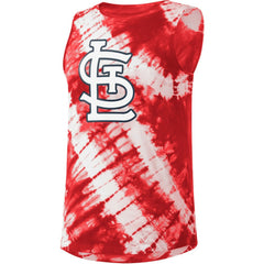 St. Louis Cardinals Touch Women's Money Ball Tie-Dye Tank Top | MLB Outlet