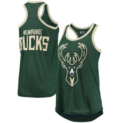 Milwaukee Bucks G-III Sports by Carl Banks Women's Showdown Scoop-Neck Racerback Tank Top Discount