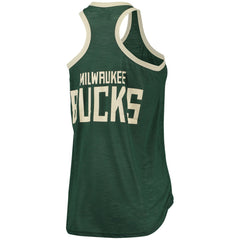 Milwaukee Bucks G-III Sports by Carl Banks Women's Showdown Scoop-Neck Racerback Tank Top Discount