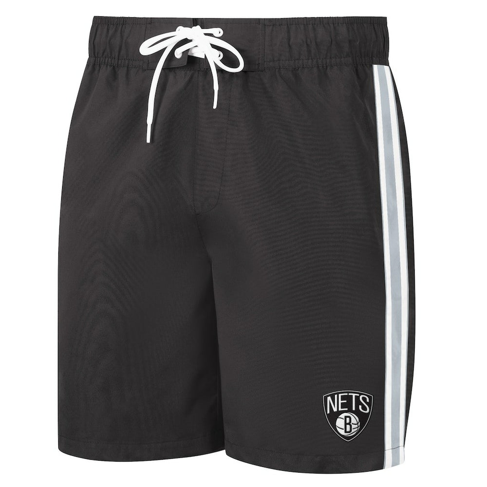 Brooklyn Nets G-III Sports by Carl Banks Sand Beach Volley Swim Shorts New