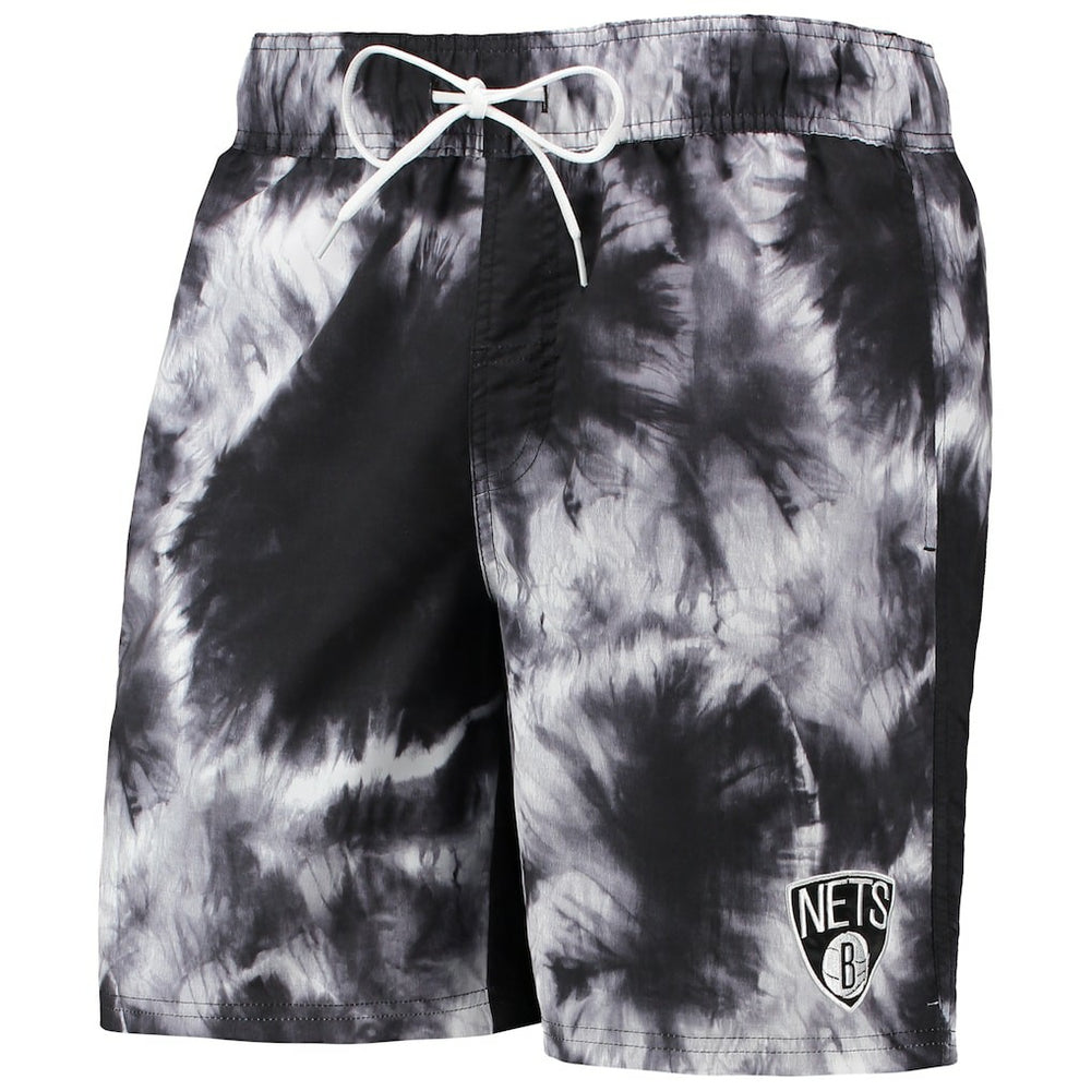 Brooklyn Nets G-III Sports by Carl Banks Splash Volley Swim Shorts For Sale
