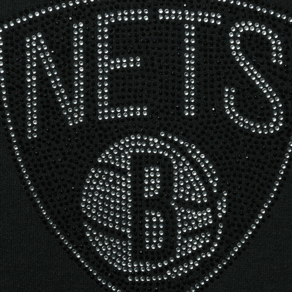 Brooklyn Nets DKNY Sport Women's Carrie Rhinestone Pullover Sweatshirt On Sale