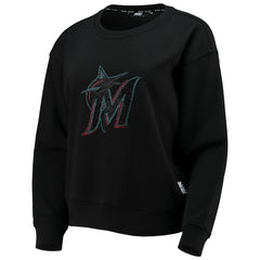 Miami Marlins DKNY Sport Women's Carrie Pullover Sweatshirt | MLB Online