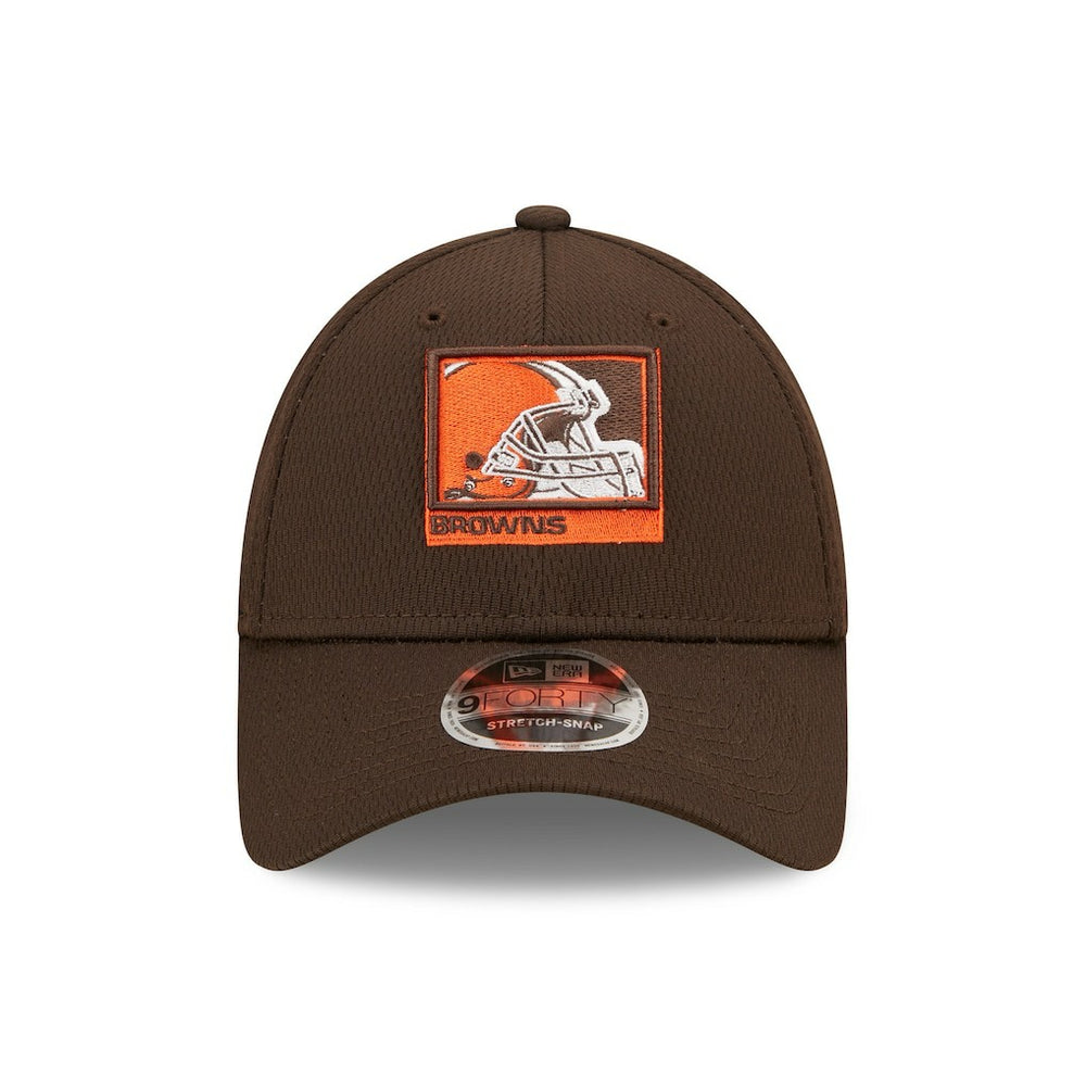 Cleveland Browns New Era Framed AF 9FORTY Snapback Hat