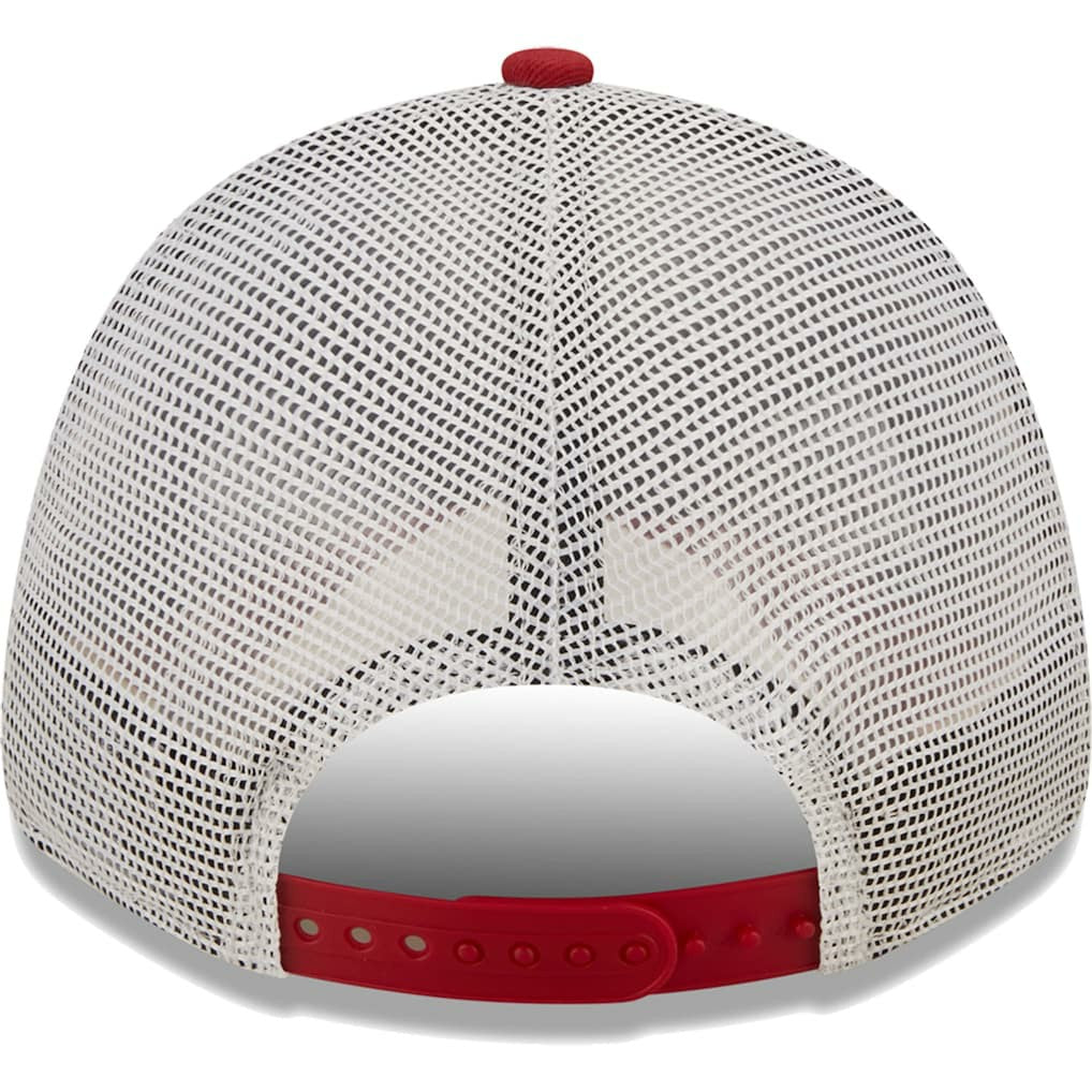 Arizona Cardinals New Era Logo Patch Trucker 9FORTY Snapback Hat