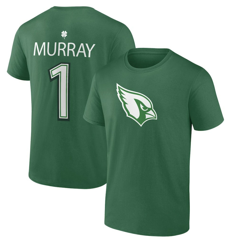 Arizona Cardinals Fanatics Kyler Murray  St. Patrick's Day Icon Player T-Shirt