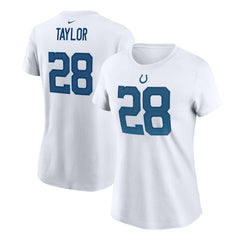 Indianapolis Colts Nike Jonathan Taylor  Women's Name & Number T-Shirt