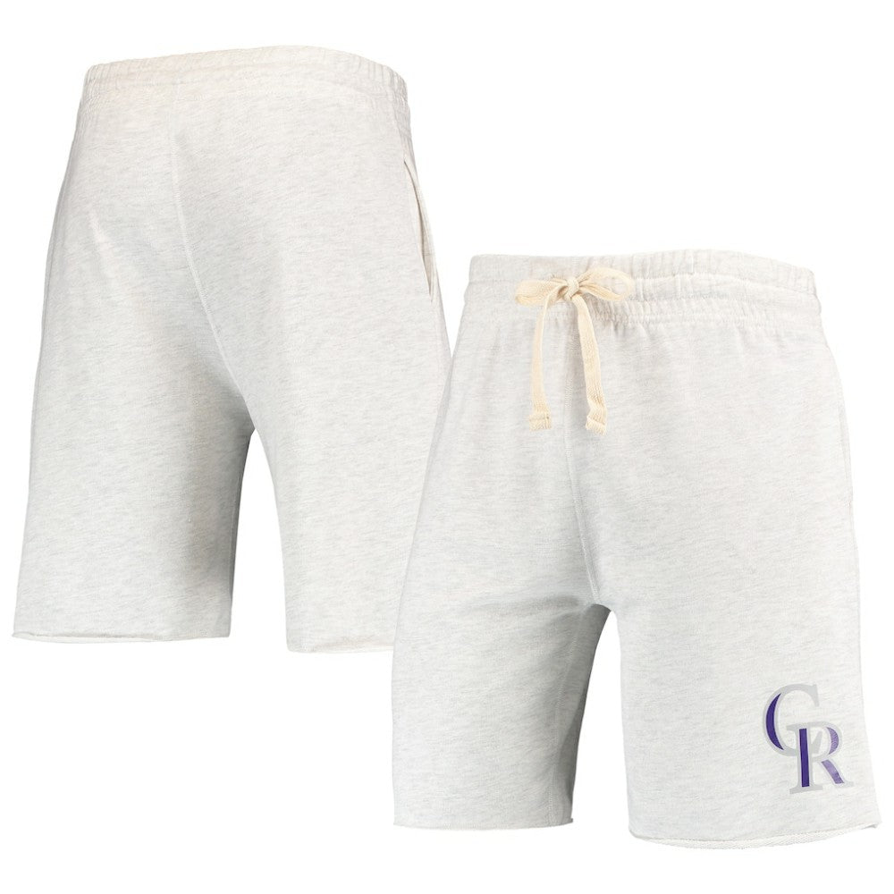 Colorado Rockies Concepts Sport Mainstream Terry Tri-Blend Shorts | MLB Online