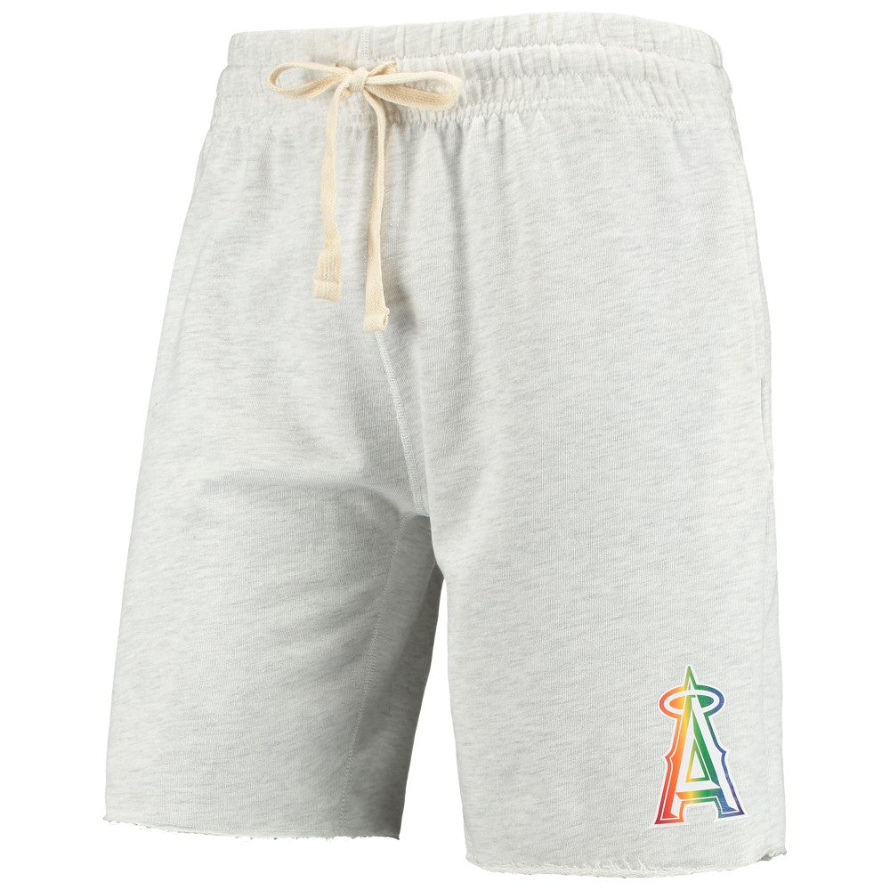 Los Angeles Angels Concepts Sport Mainstream Logo Terry Tri-Blend Shorts | MLB Near me