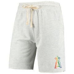 Los Angeles Angels Concepts Sport Mainstream Logo Terry Tri-Blend Shorts | MLB Near me