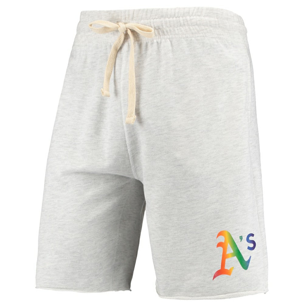Athletics Concepts Sport Mainstream Logo Terry Tri-Blend Shorts | MLB Sale