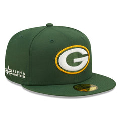 Green Bay Packers New Era x Alpha Industries Alpha 59FIFTY Fitted Hat