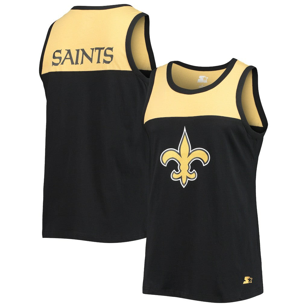 New Orleans Saints  Starter Team Touchdown Fashion Tank Top