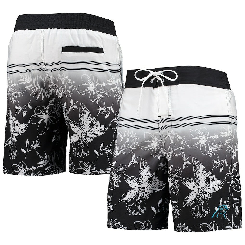 Carolina Panthers  G-III Sports by Carl Banks Island Volley Swim Shorts