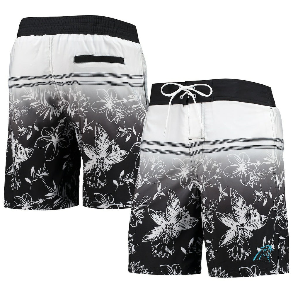 Carolina Panthers  G-III Sports by Carl Banks Island Volley Swim Shorts