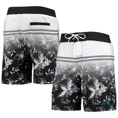 Carolina Panthers  G-III Sports by Carl Banks Island Volley Swim Shorts