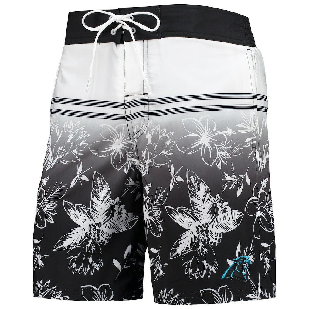 Carolina Panthers  G-III Sports by Carl Banks Island Volley Swim Shorts