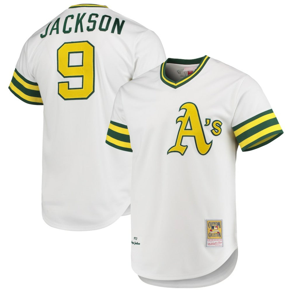 Reggie Jackson Athletics Mitchell & Ness 1972 Cooperstown Collection Authentic Jersey | MLB Online