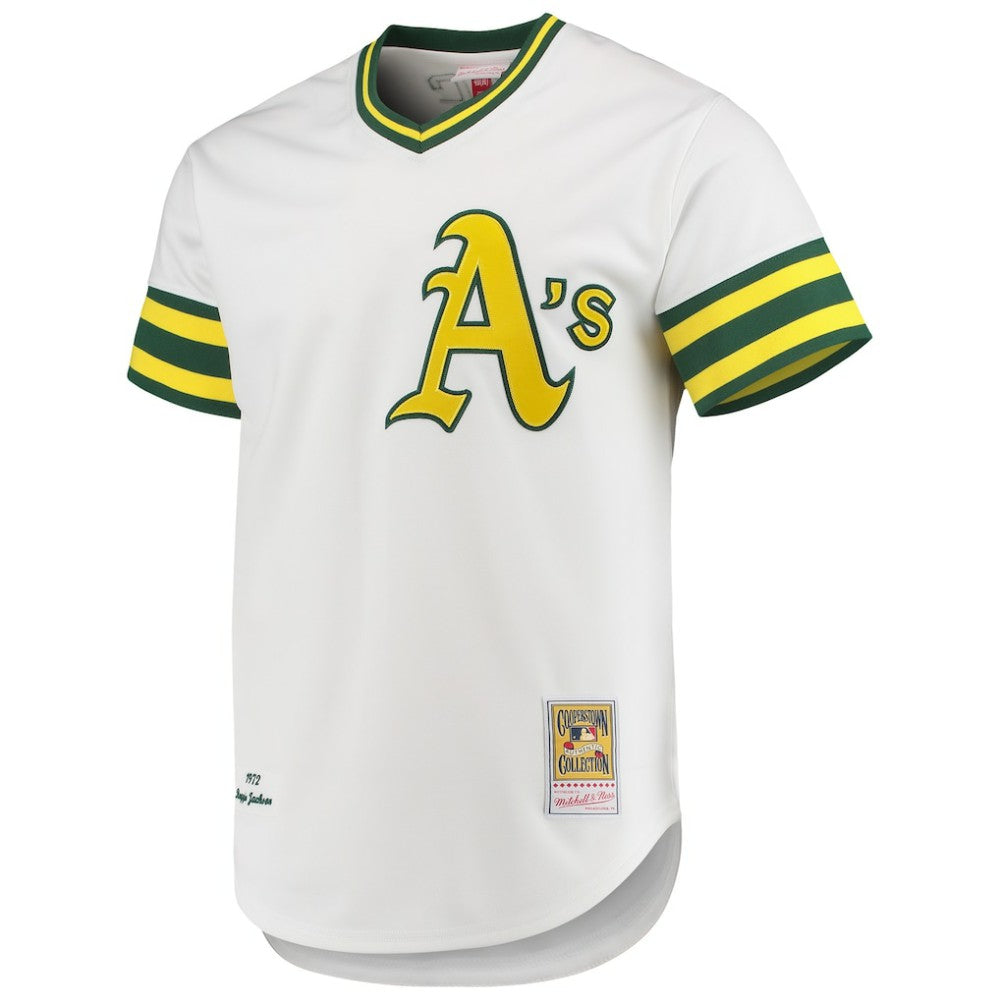 Reggie Jackson Athletics Mitchell & Ness 1972 Cooperstown Collection Authentic Jersey | MLB Online