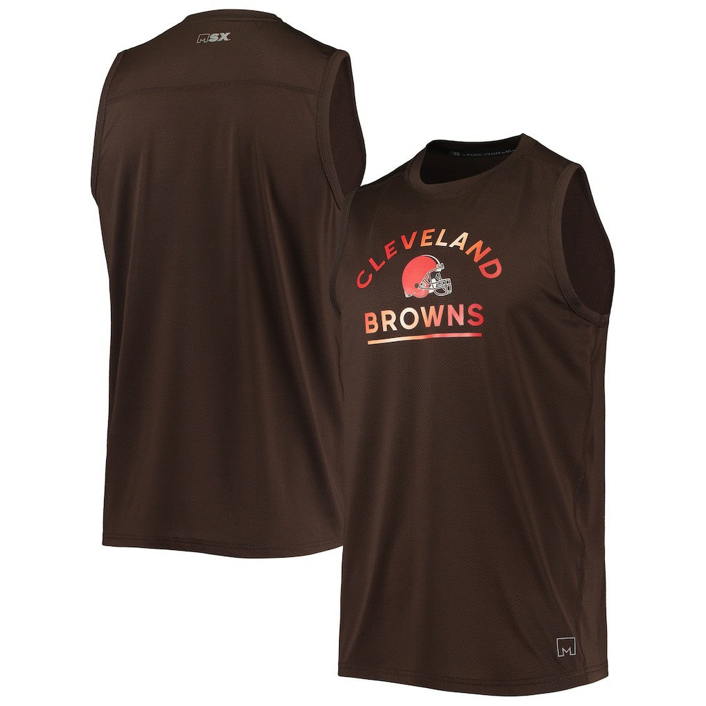 Cleveland Browns  MSX by Michael Strahan Rebound Tank Top