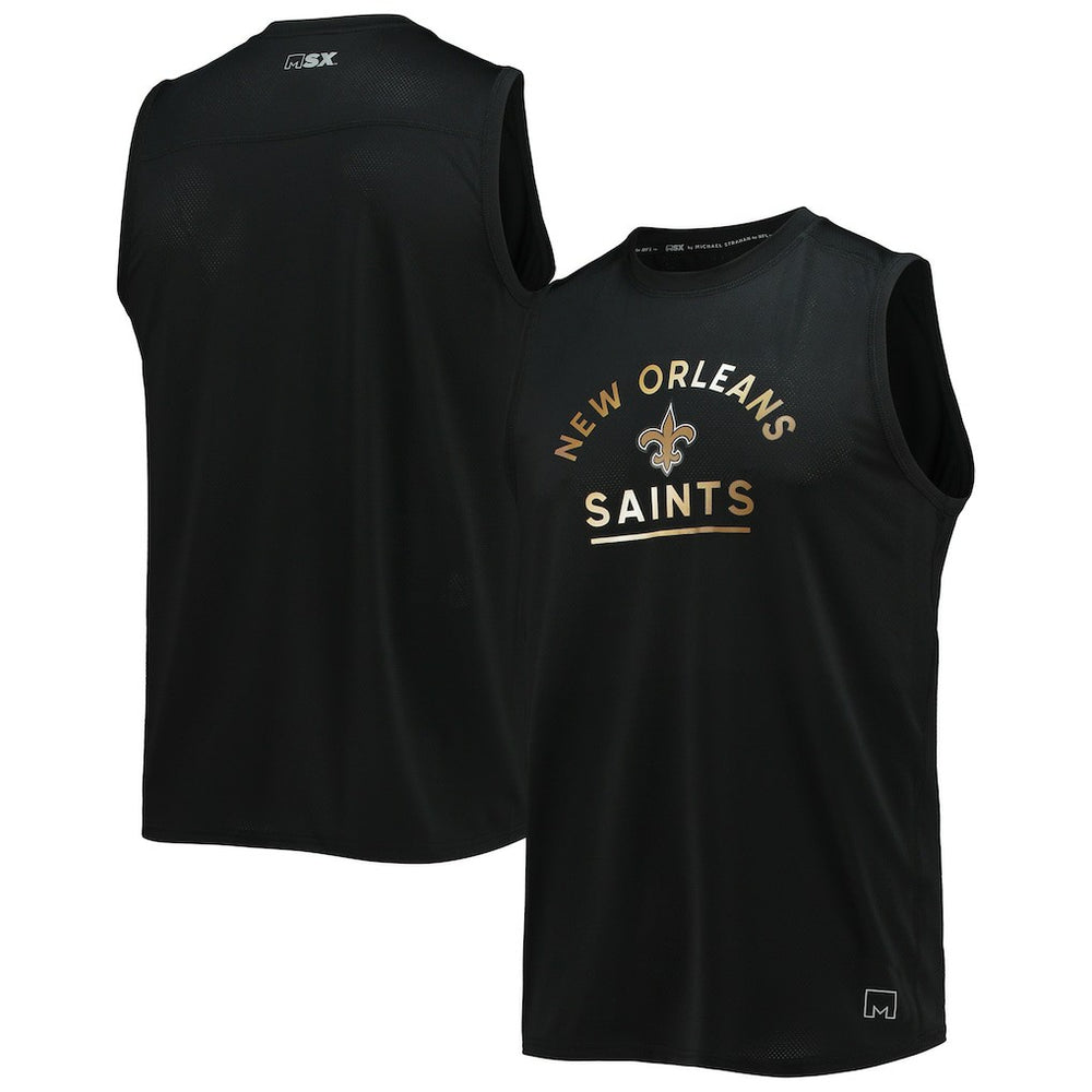 New Orleans Saints  MSX by Michael Strahan Rebound Tank Top