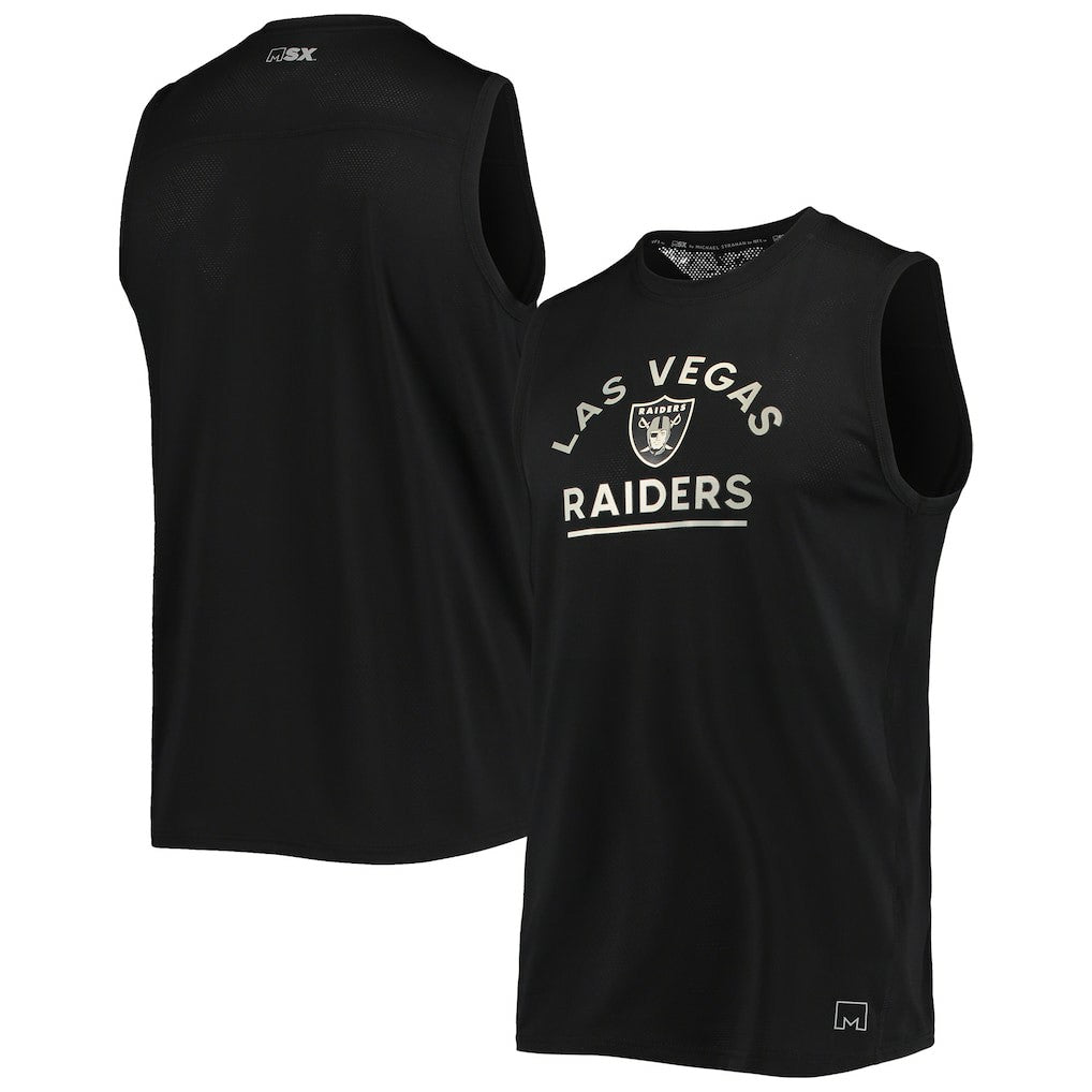 Las Vegas Raiders  MSX by Michael Strahan Rebound Tank Top