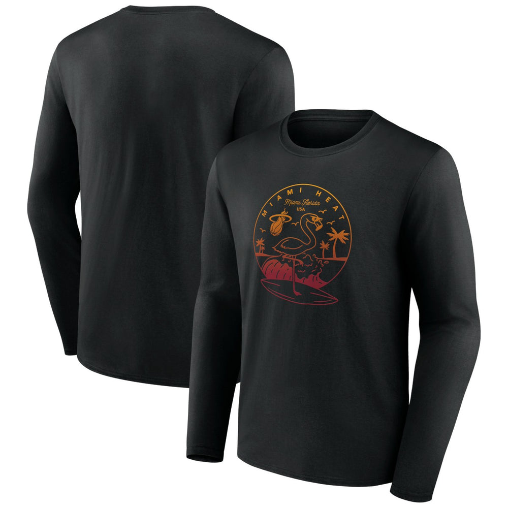 Miami Heat Tip-Off Long Sleeve T-Shirt Discount