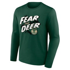 Milwaukee Bucks Tip-Off Long Sleeve T-Shirt On Sale