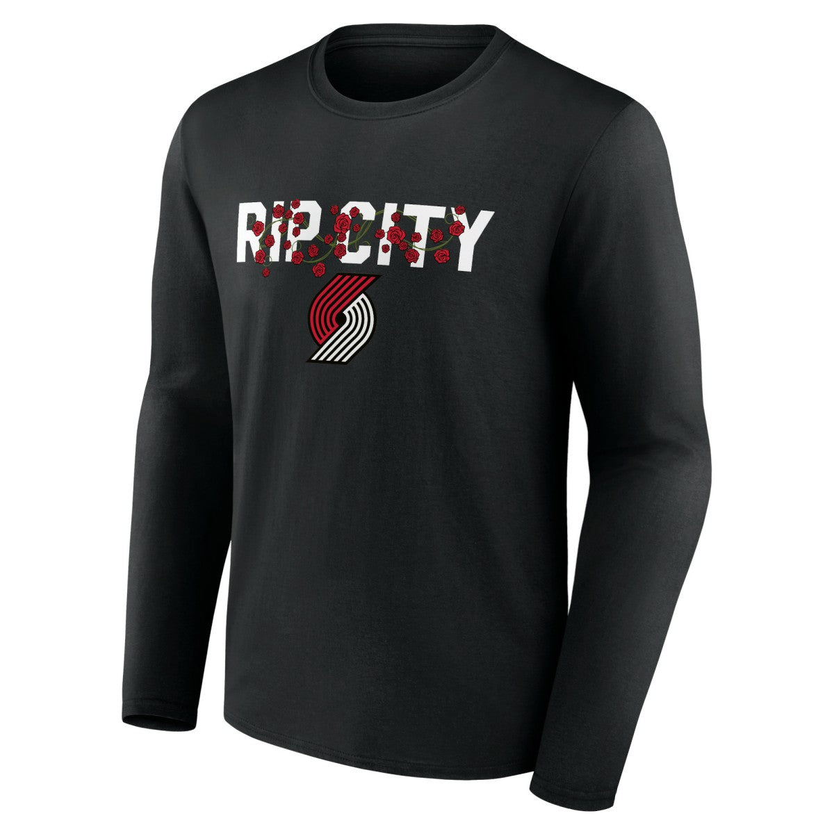 Portland Trail Blazers Tip-Off Long Sleeve T-Shirt New