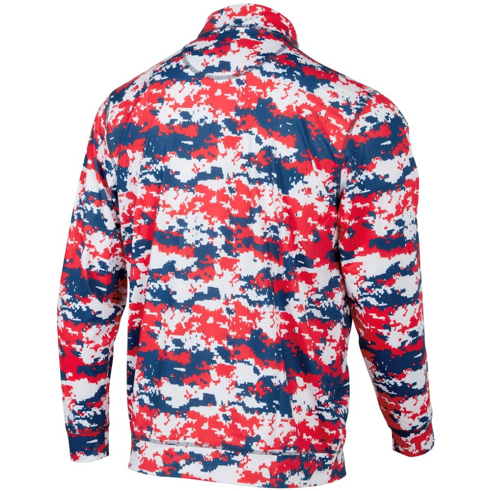 Los Angeles Angels Digital Camo Performance Quarter-Zip Pullover Jacket | MLB Discount