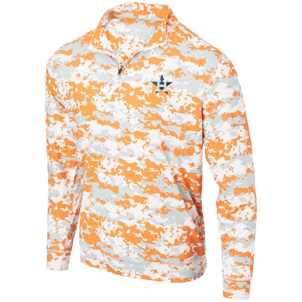 Houston Astros Digital Camo Performance Quarter-Zip Pullover Jacket | MLB US