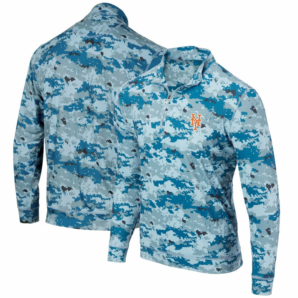 New York Mets Digital Camo Performance Quarter-Zip Pullover Jacket | MLB Online