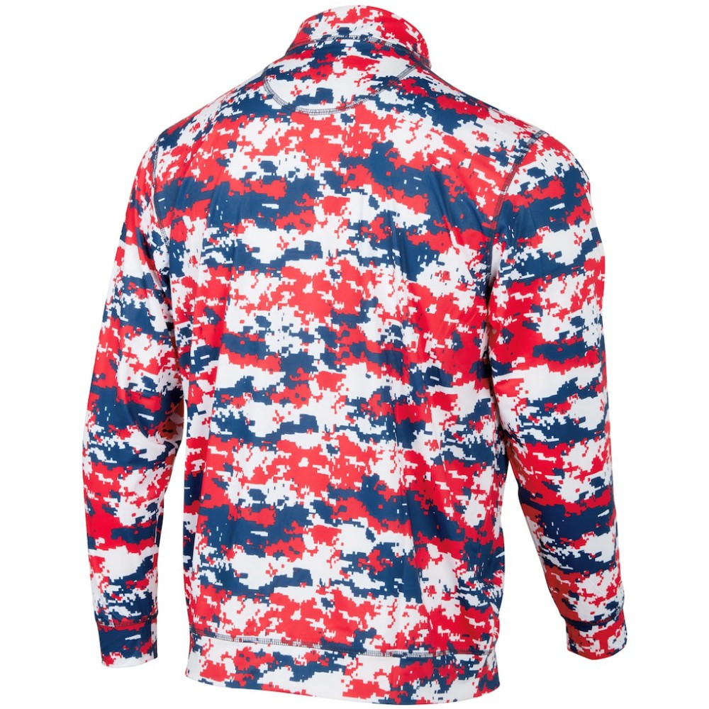 Texas Rangers Digital Camo Performance Quarter-Zip Pullover Jacket | MLB For sale
