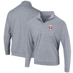 Minnesota Twins Peached Marled Yarn Quarter-Zip Pullover Jacket | MLB For sale