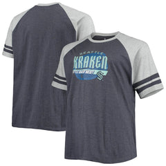 Seattle Kraken Big & Tall Raglan T-Shirt Sale