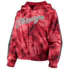 Chicago Bulls Women's Galaxy Sublimated Windbreaker Pullover Full-Zip Hoodie sale On Sale