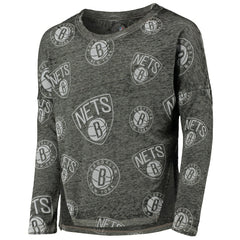 Brooklyn Nets Girls Youth Back in Action Long Sleeve T-Shirt Discount