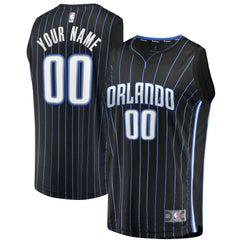 Orlando Magic Youth Fast Break Replica Custom Jersey Black On Sale