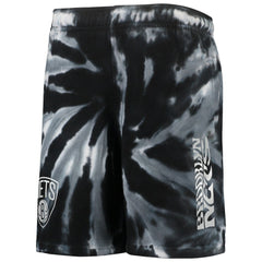 Brooklyn Nets Youth Santa Monica Tie-Dye Shorts Outlet