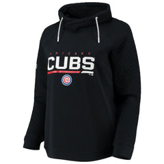 Chicago Cubs Levelwear Women's Vega Funnel Neck Raglan Pullover Sweatshirt | MLB On Sale