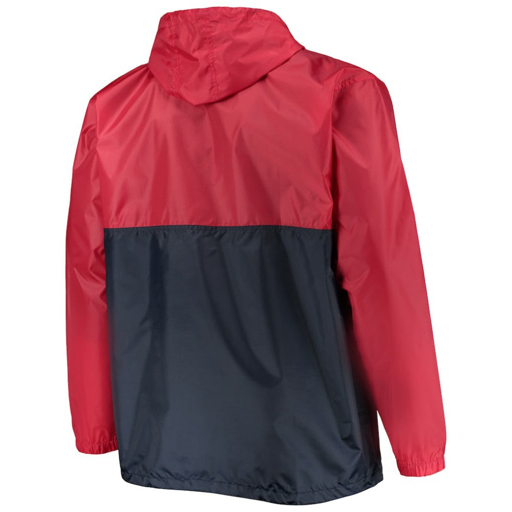 Washington Capitals Big & Tall Anorak Half-Zip Pullover Hoodie Sale