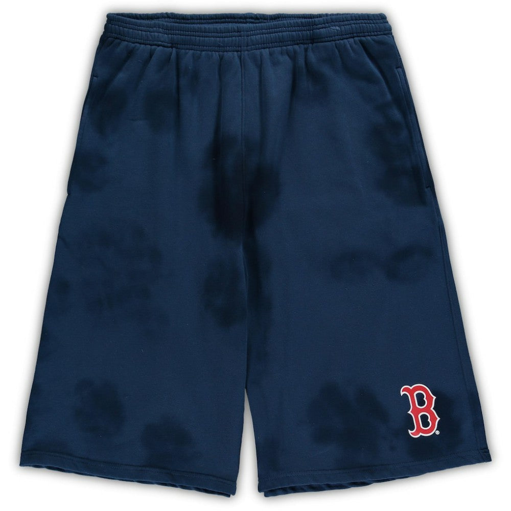 Boston Red Sox Big & Tall Tye Dye Fleece Shorts | MLB Discount