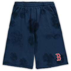 Boston Red Sox Big & Tall Tye Dye Fleece Shorts | MLB Discount