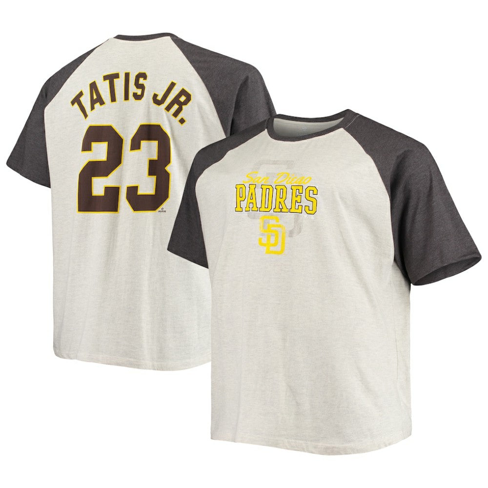 Fernando Tatis Jr. San Diego Padres Big & Tall Name & Number Raglan T-Shirt | MLB New